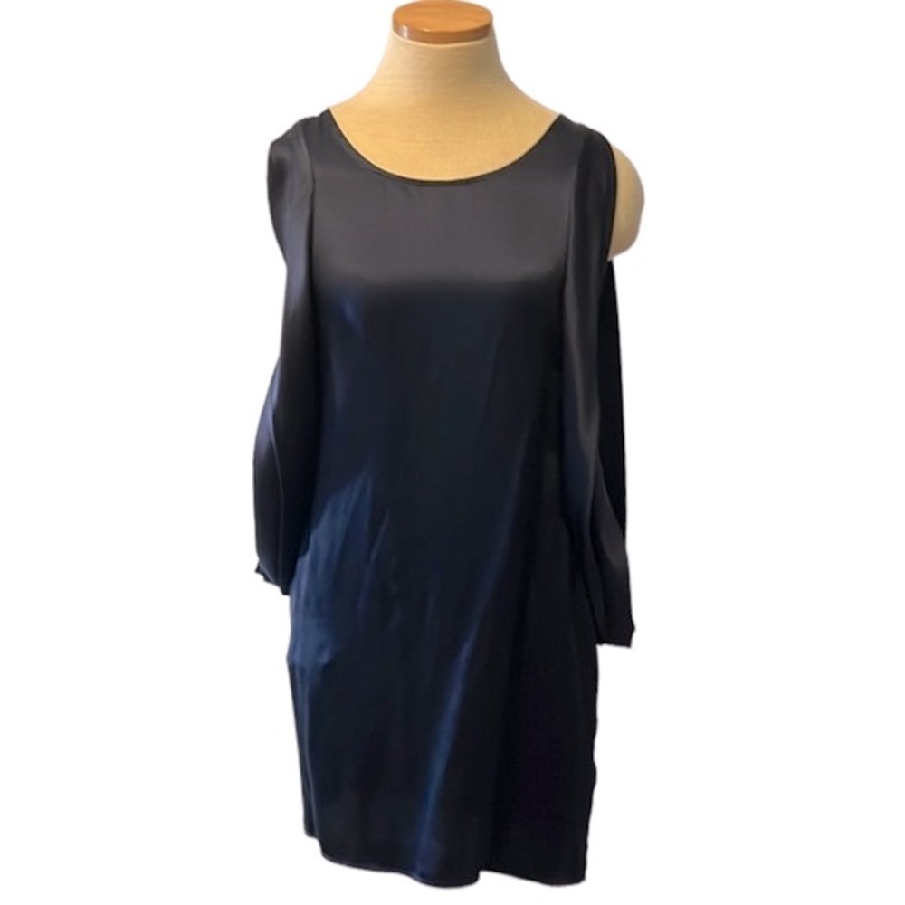 Haute Hippie Silk Mini Dress, Navy Blue, Small
